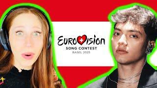 LET'S REACT TO AUSTRIA''S SONG FOR EUROVISION 2025 // JJ "WASTED LOVE"