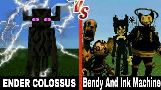 Ender Colossus (Enderman Titan) vs. Bendy and the Ink Machine | Minecraft (COOL BATTLE!)