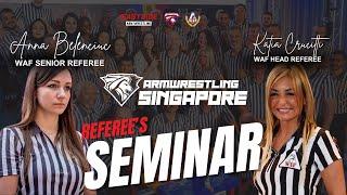 Singapore Armwrestling Referee's Seminar | Open Invitation