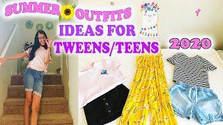 SUMMER OUTFIT IDEAS FOR TWEENS & TEENS TRY ON HAUL 2020