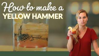 ALABAMA FOOTBALL COCKTAIL | Alabama Tailgating | How to make a Yellow Hammer Cocktail