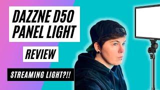 Best Streaming Light? Dazzne D50 Light Panel Unboxing and Review!!