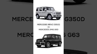 2023 Mercedes G-Wagon | Base Model vs Top Model | G350D vs AMG G63 #shorts #mercedes #suv