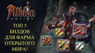 Albion online : ТОП 5 БИЛДОВ ДЛЯ ОТКРЫТОГО МИРА - ФАРМ И PVP!