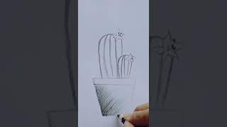 Nice Cactuses Drawing #vairalshort #drawing #nikartgallery #niceart #art