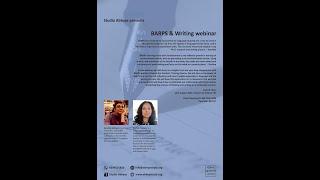 BARPS and Writing webinar 12 August 2023