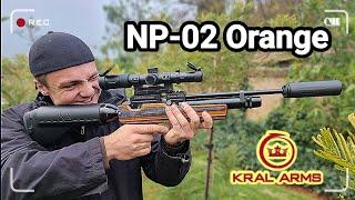 Kral Puncher NP-02 Pistol, Orange Laminate