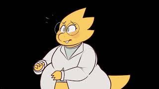 Alphys weight gain animation commission