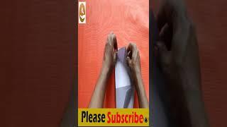 How To Fold Paper Airplane EASY for Longest Fly | Paper Airplane Glider#shorts