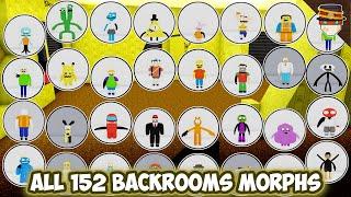 [ALL] How to get ALL 152 BACKROOMS MORPHS in Backrooms Morphs | Roblox