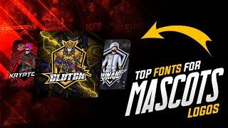 Top 15 Font Pack For Mascots Logos  By @infinixgamer4280