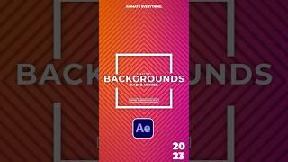 Create Amazing Backgrounds With 1 Effect in After Effects #aftereffect