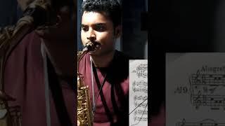 6/8 time signature practice on saxophone #saxophoneworld #music #western