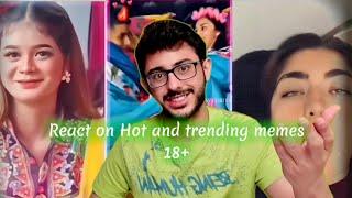 React on hot and trending memes (18+)