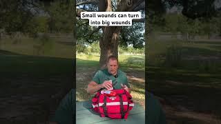 Small wounds can turn into big wounds #preparation #shtf #shorts #short ￼