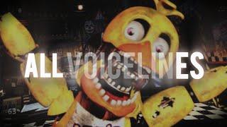 FNAF UCN|withered chica jumpscare all voice line| legendado[subtitled]|