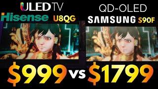 Best Gaming TV Of 2025? Samsung S90F vs Hisense U8QG