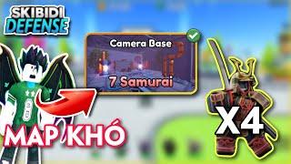 SKIBIDI TOWER DEFENSE - LIỆU 4 CON SAMURAI CÓ CÂN ĐƯỢC CHẾ ĐỘ 7 SAMURAI ?