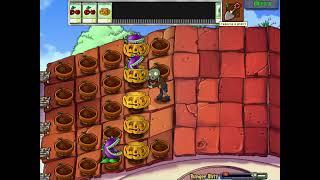 Plants Vs. Zombies: Survival Roof Bungee Blitz Hybrid Mini Game