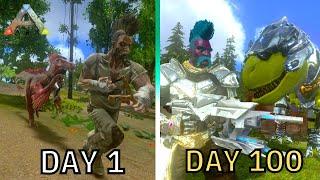 SURVIVING 100 DAYS ARK MOBILE HARDCORE -THE MOVIE PART 1 (Sobrevivendo 100 dias O FILME PARTE 1)