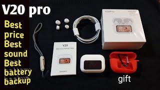 V20 Pro Earbuds Touch Screen Display |Best price|Nice battery backup|Magic sound quality|Best price.