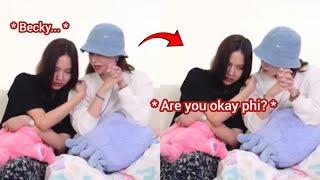 (FreenBeck) FREEN LYING ON BECKY SHOULDER AND WHISPERED?!|FreenBecky Reaction