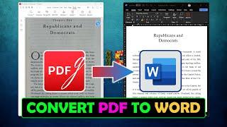 Best FREE PDF-To-Word Converter | How To Convert PDF To Microsoft Word Document