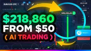 $50 TO $218,860 WITH AI TRADING BOT ON POCKET OPTION | POCKET OPTION BOT | BINARY OPTION STRATEGY