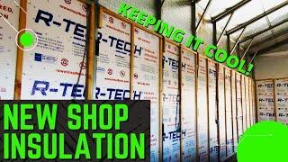 New Wood Shop Insulation Installation | Walker's Woodworks New Shop Build Out Pt. 2