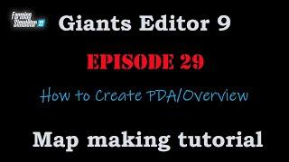 EP29: Hooray for PDA's! How to create the Overview.dds