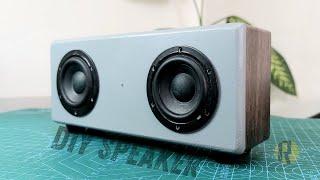 DIY Como hacer un POTENTE mini Altavoz Portátil Casero