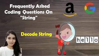 LeetCode 394. Decode String   [Solution + Code Explained ]