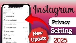 Instagram privacy settings|instagram privacy settings 2024 new update|insta privacy