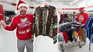 I Found A $300 Sweater In The Thrift Store! A Trip to the Thrift Christmas Special!