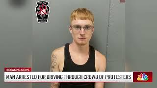 Man accused of driving through crowd of protesters in Culpeper | NBC4 Washington
