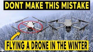 HOW TO FLY A DRONE IN FREEZING WINTER CONDITIONS - DJI Mini 4 Pro, Air 3