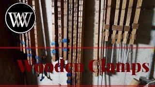 Wooden Bar Clamps In My Shop and The Home Made Beam Clamps