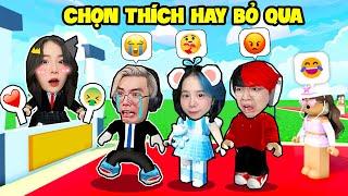 SAMMY CHỌN YÊU THÍCH HAY BỎ QUA TRONG ROBLOX | PHONG CẬN PHÁT KHÓC KHI SAM CHỌN BỎ QUA