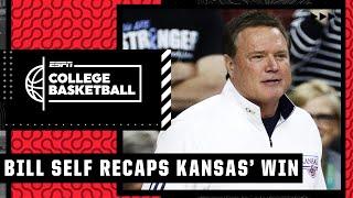 Bill Self recaps Kansas’ win vs. Villanova at 2022 Final Four | ESPN College Basketball