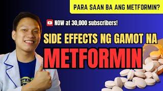 METFORMIN Side effects TAGALOG