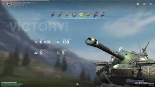 T110E3 Outdoor • 6400 DMG • Master • Wot blitz replays