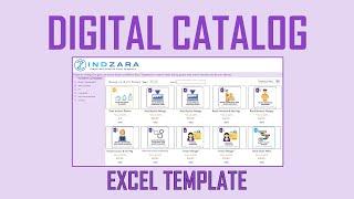 Small Business Digital Product Catalog - Excel Template