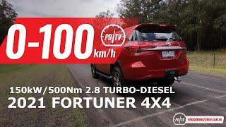 2021 Toyota Fortuner 0-100km/h & engine sound