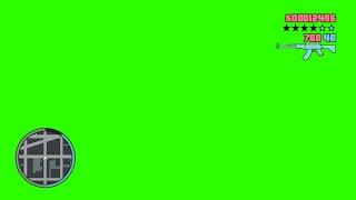 GTA Hud #1 / Green Screen - Chroma Key