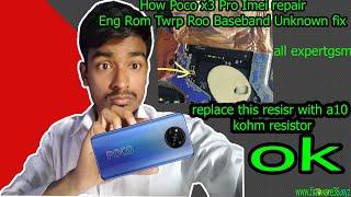 How Poco x3 Pro Imei repair Eng Rom Twrp Root Baseband Unknown imei fix