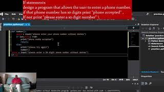 Python - If / Else and functions  - Phone number validation program