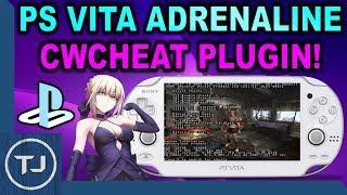 PS Vita Adrenaline CWCheat Plugin! (PS1 & PSP Game Cheats)