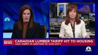 Canadian lumber tariffs to hit the housing sector