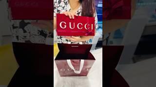 Gucci GG Jacquard Wool Silk Scarf