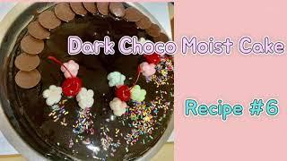 Dark Choco Moist Cake